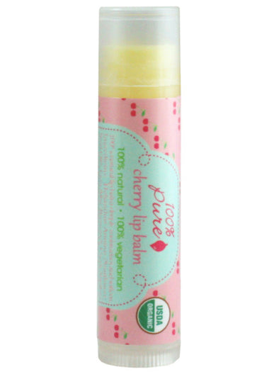 Organic Cherry Lip Balm - 3 Pack