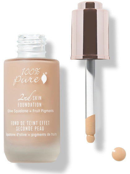 100% Pure Fruit Pigmented 2nd Skin Foundation: SHADE 4